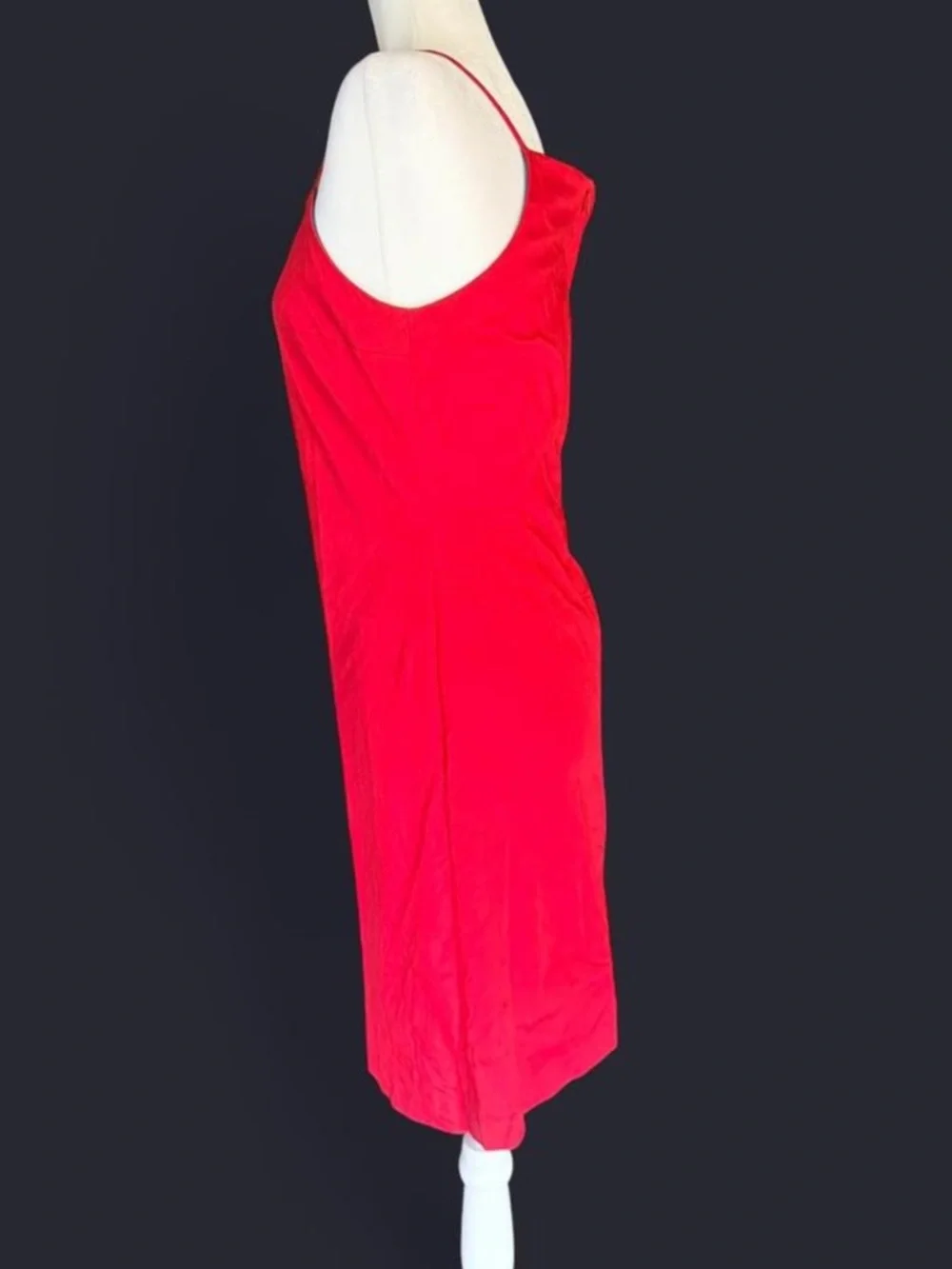 Esprit Red Colorblock Zippered Dress - Picture 3 of 6